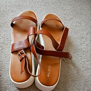 Aldo brown sandals